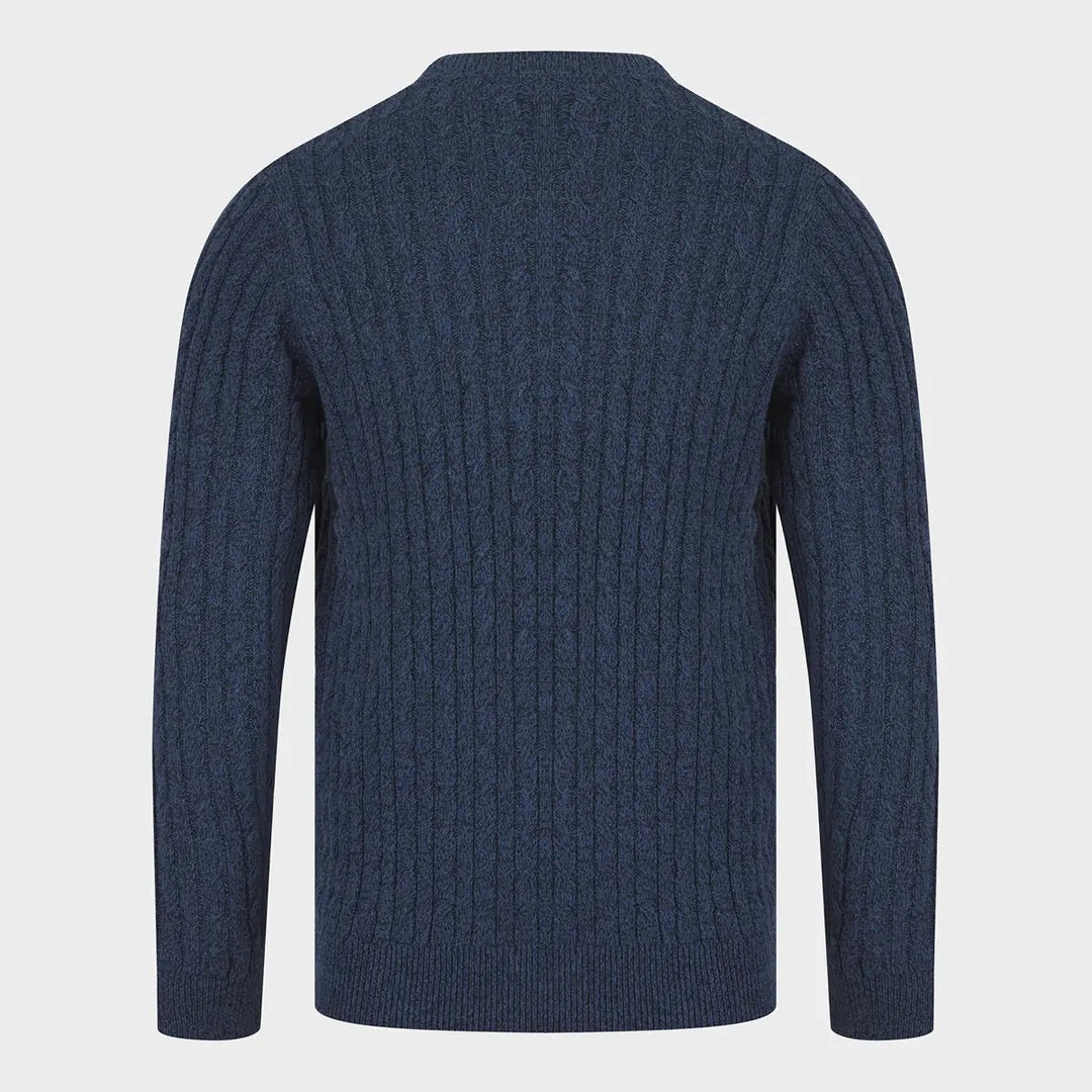 Mens Tokyo Laundry Denim Cable Knit Jumper from You Know Who's