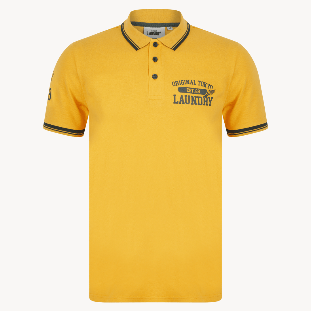 Mens Tokyo Laundry Embroidered Logo Polo from You Know Who's