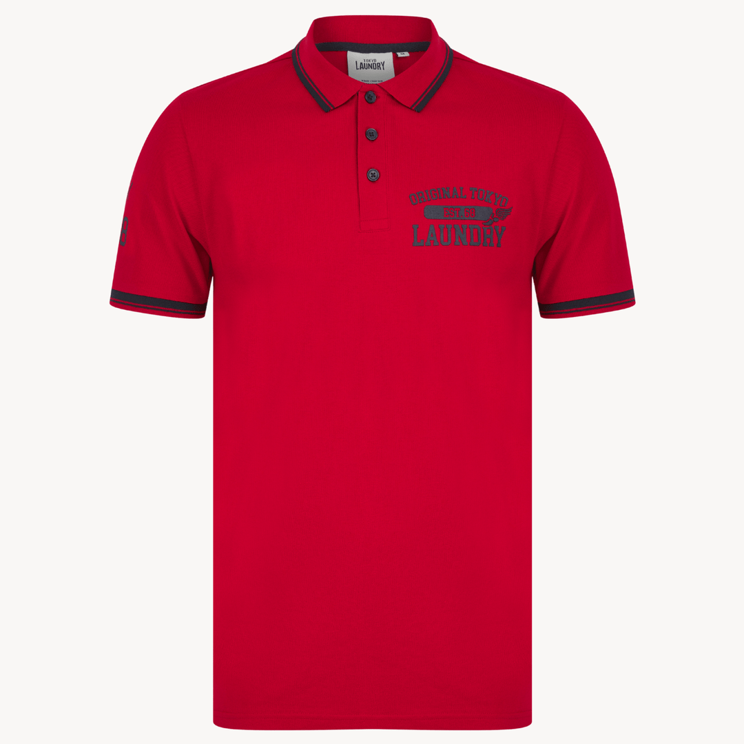Mens Tokyo Laundry Embroidered Logo Polo from You Know Who's
