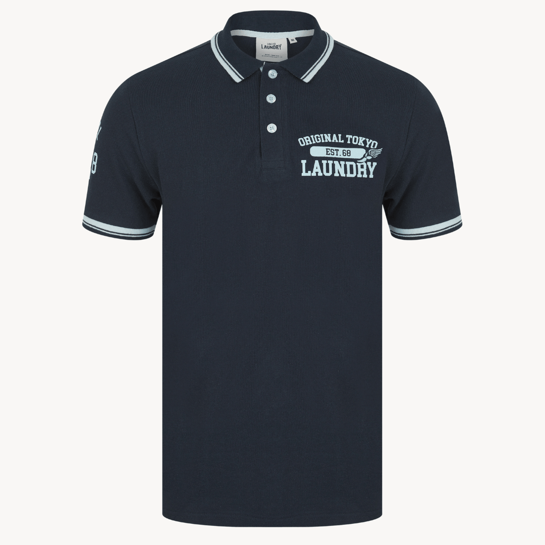 Mens Tokyo Laundry Embroidered Logo Polo from You Know Who's