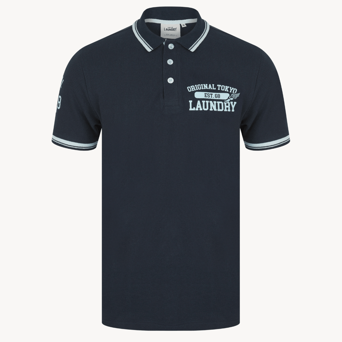 Mens Tokyo Laundry Embroidered Logo Polo from You Know Who's