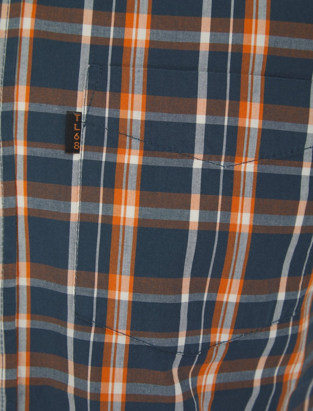 Mens Tokyo Laundry Navy Checked Polo Shirt from You Know Who's