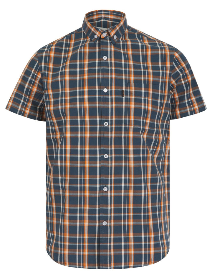 Mens Tokyo Laundry Navy Checked Polo Shirt from You Know Who's