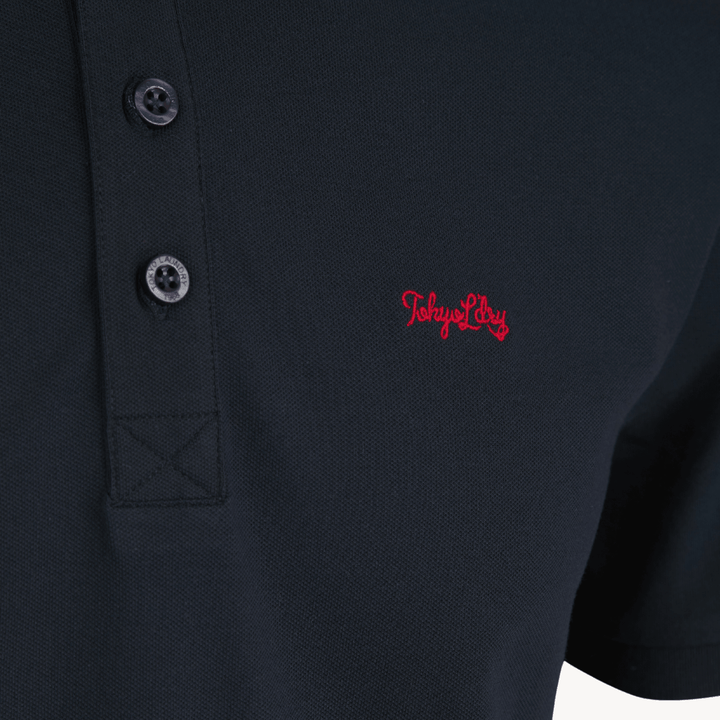 Mens Tokyo Laundry Navy Polo With Embroidery from You Know Who's