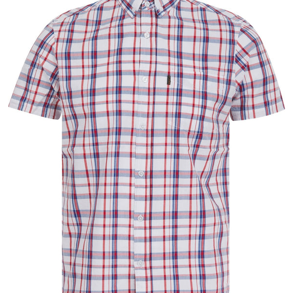 Mens Tokyo Laundry White Checked Polo Shirt from You Know Who's