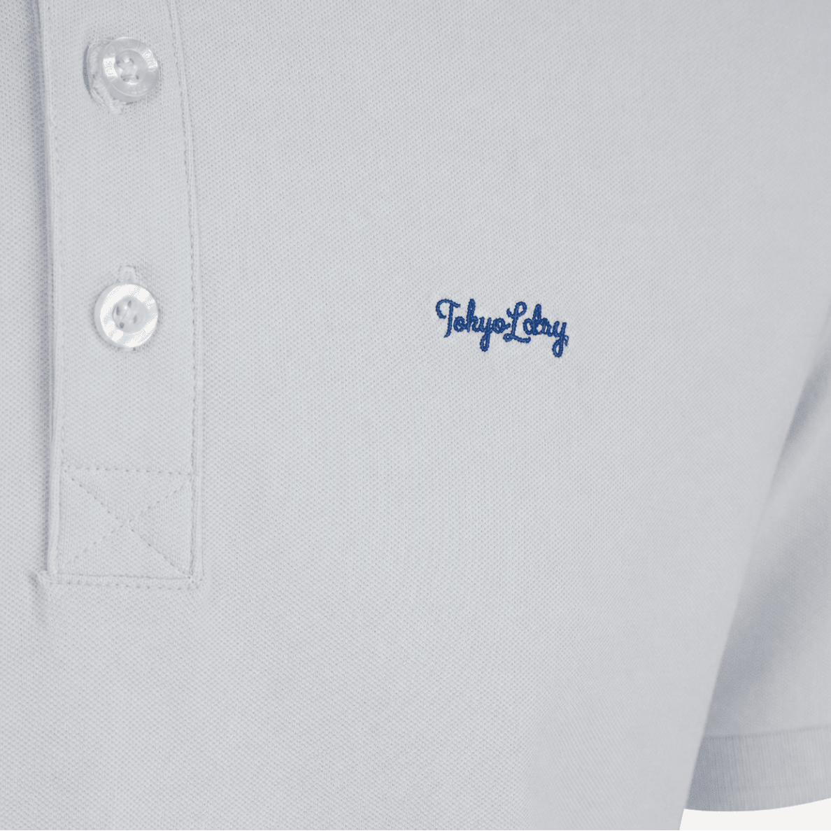 Mens Tokyo Laundry White Polo With Embroidery from You Know Who's