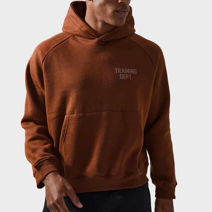 Men`s Training Dept Boxy Hoody - Chocolate from You Know Who's