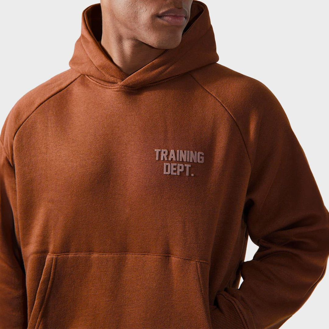 Men`s Training Dept Boxy Hoody - Chocolate from You Know Who's