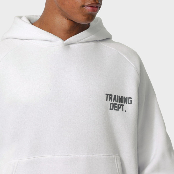 Men`s Training Dept Boxy Hoody - White from You Know Who's