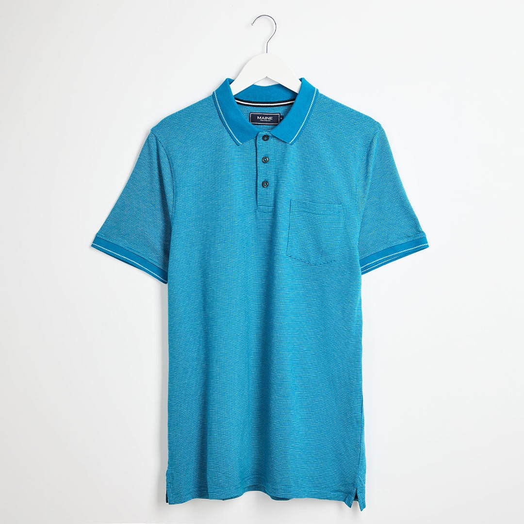 Men's Turquoise Polo Shirt from You Know Who's