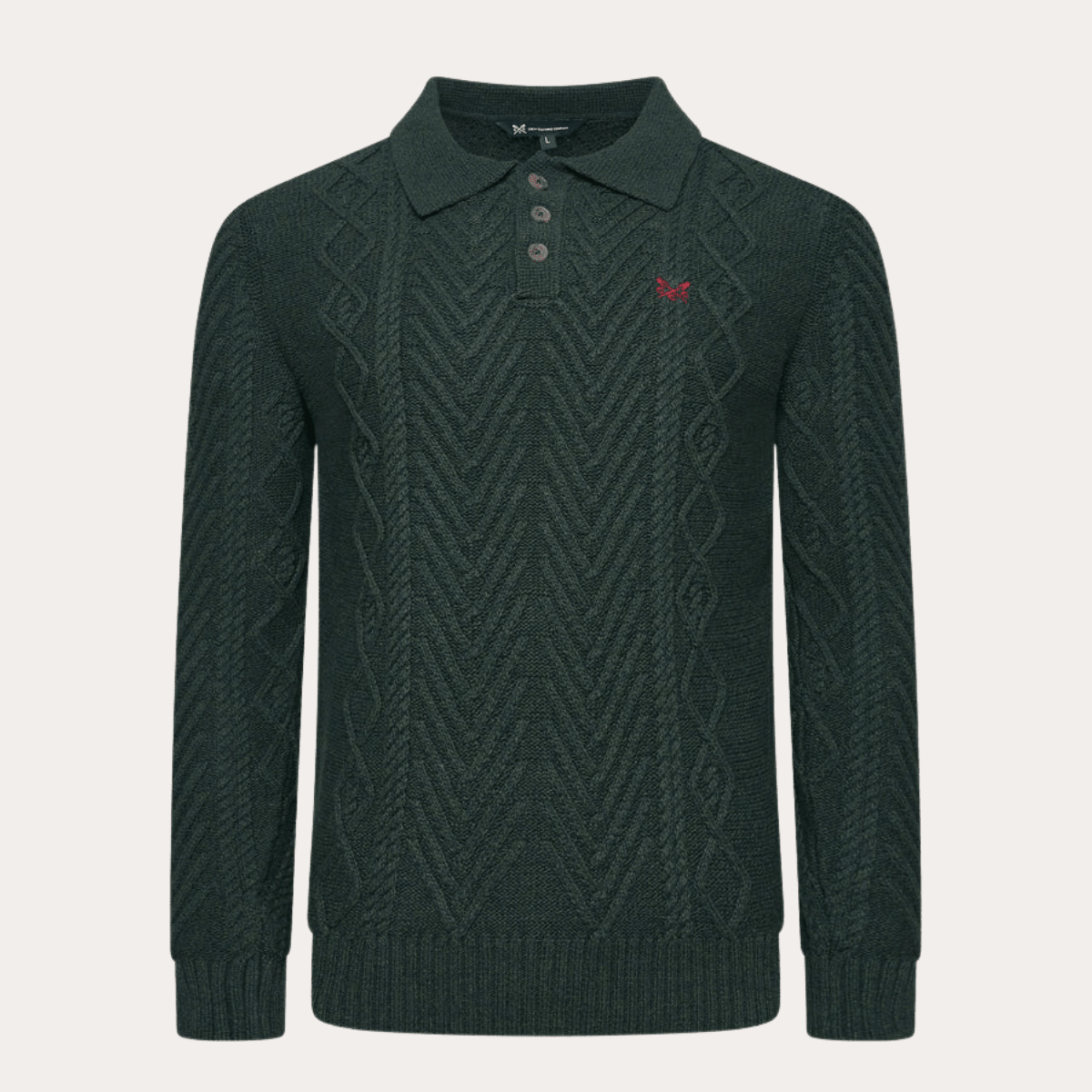 Mens Twist Cable Button Jumper from You Know Who's