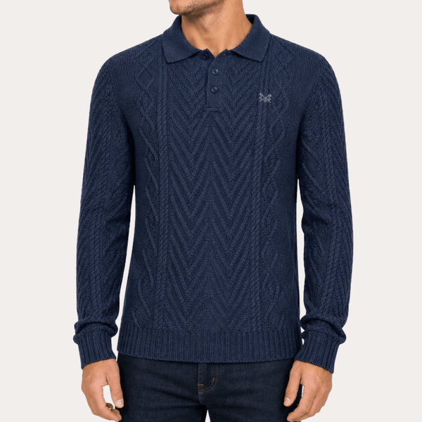 Mens Twist Cable Button Jumper from You Know Who's
