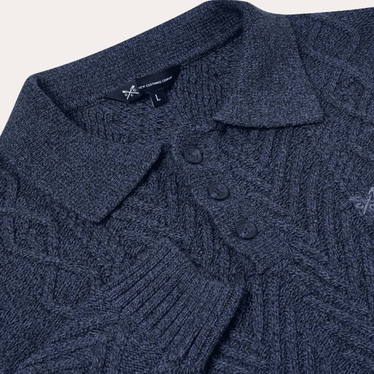 Mens Twist Cable Button Jumper from You Know Who's