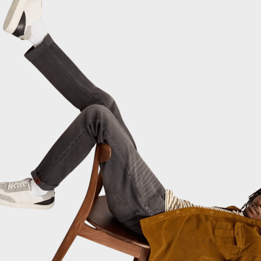 Mens Washed Black Slim Jeans from You Know Who's