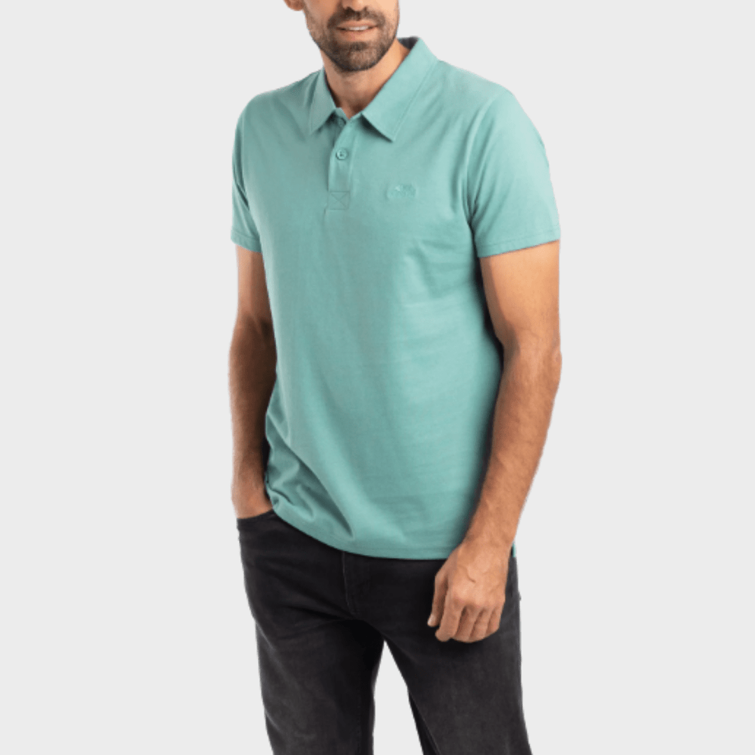Mens WF Aqua Polo from You Know Who's