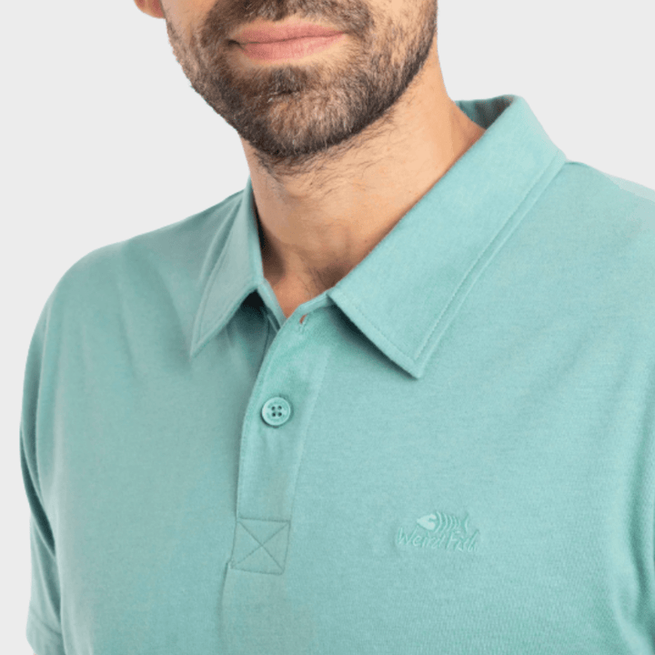 Mens WF Aqua Polo from You Know Who's