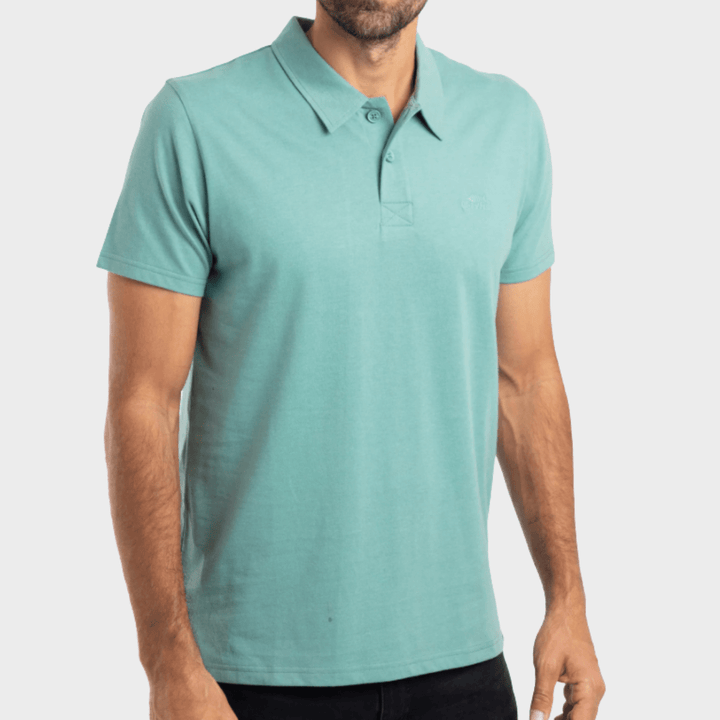 Mens WF Aqua Polo from You Know Who's