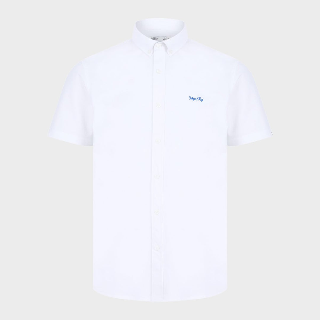 Men`s White Cotton TL Shirt from You Know Who's