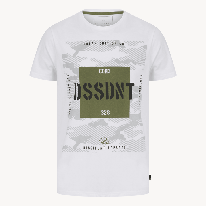 Mens White DSSDNT T-shirt from You Know Who's