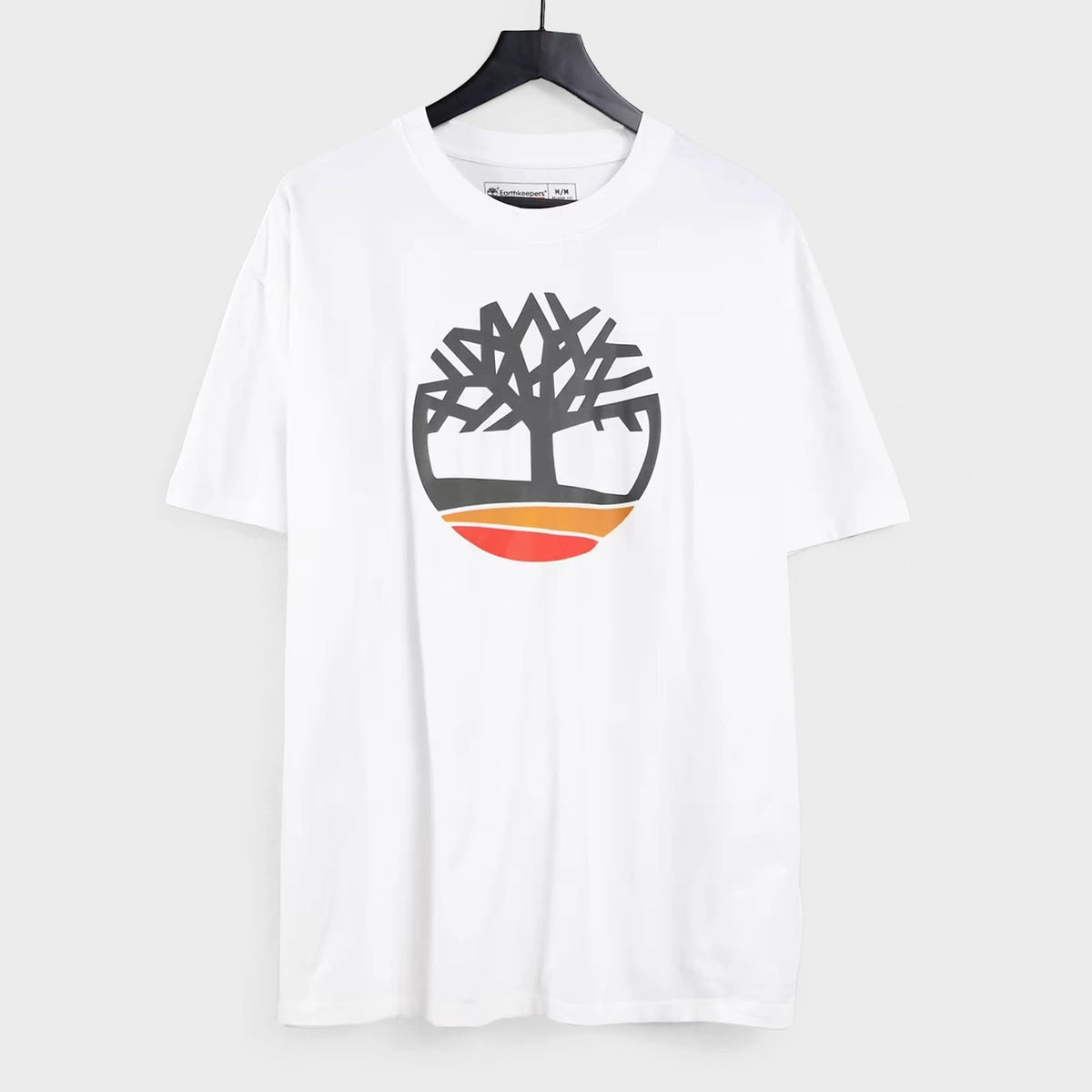 Mens White Logo Timberland T-Shirt from You Know Who's
