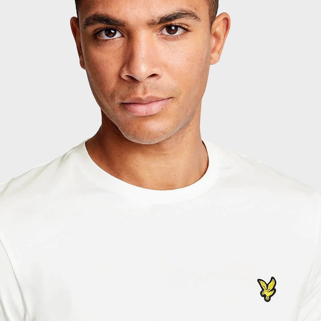 Men's White Lyle & Scott Gold Logo T-shirt from You Know Who's
