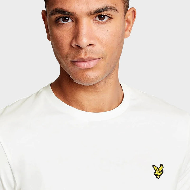 Men's White Lyle & Scott Gold Logo T-shirt from You Know Who's