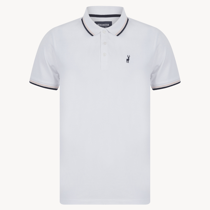 Men's White Pique Polo from You Know Who's