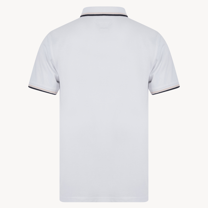 Men's White Pique Polo from You Know Who's