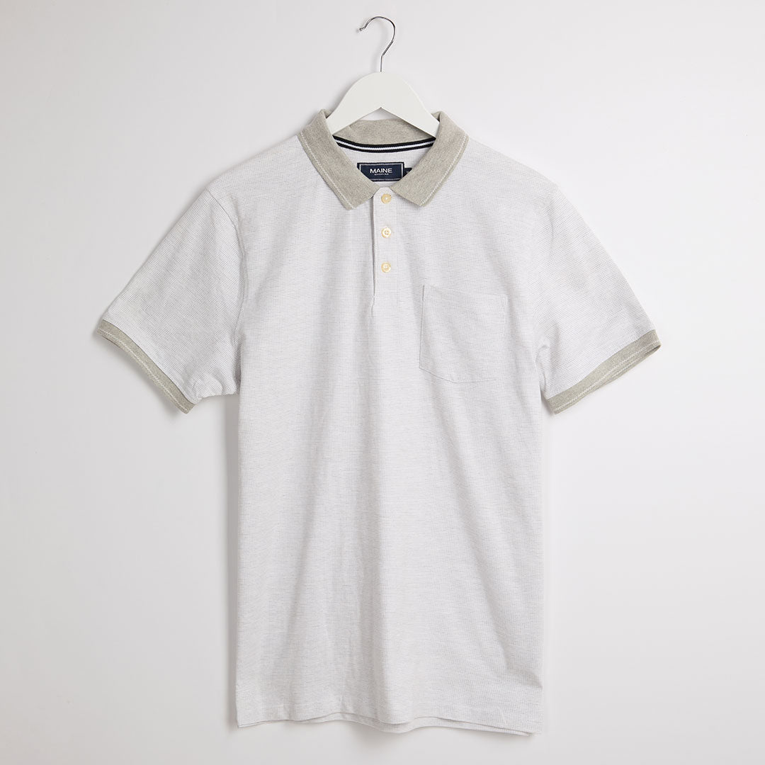 Men's White Polo Shirt from You Know Who's