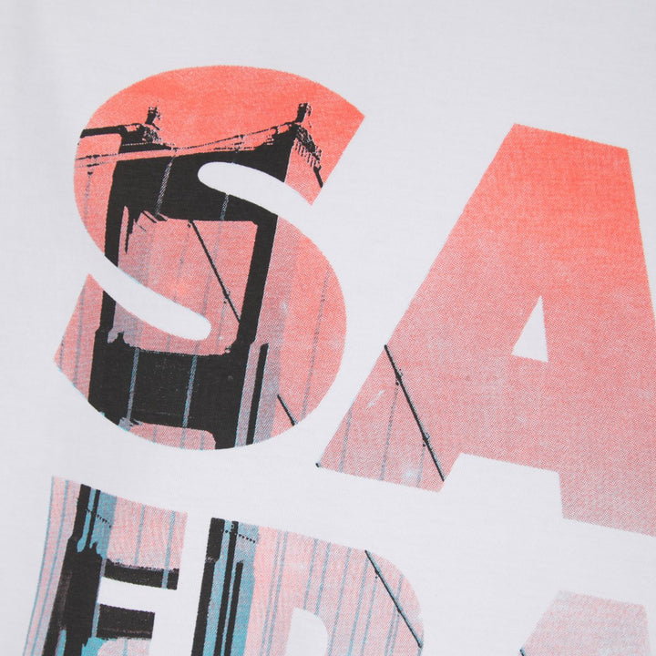 Men`s White San Fran T-Shirt from You Know Who's