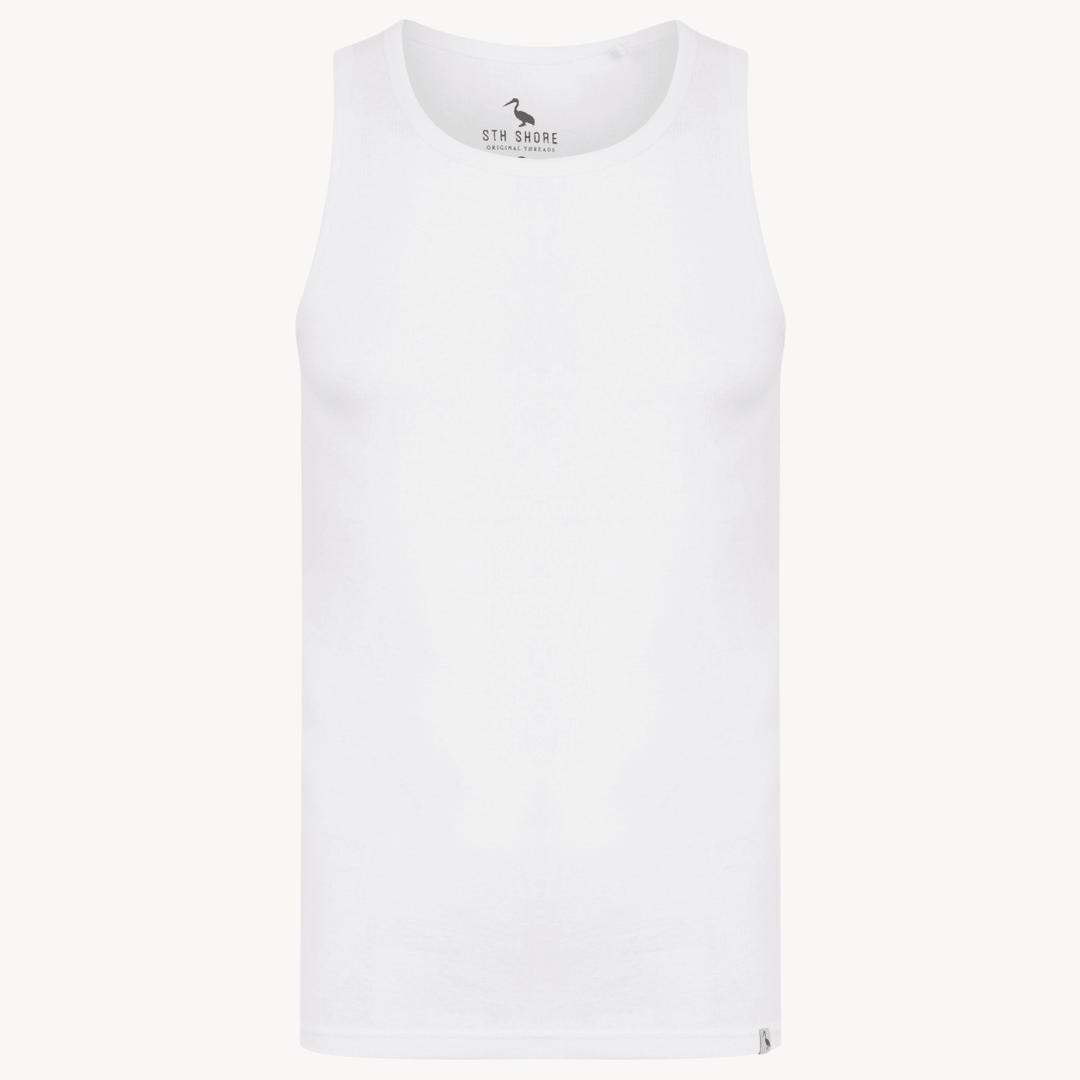 Mens White Vest from You Know Who's