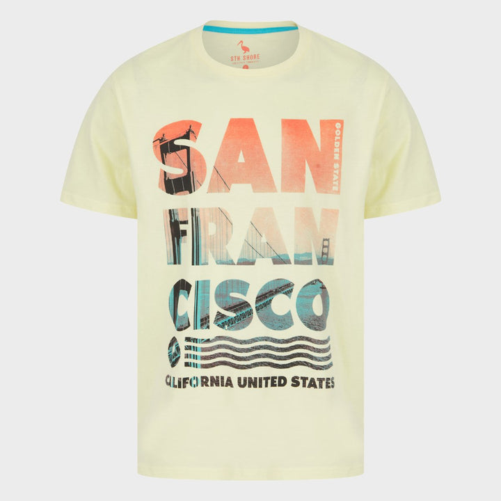 Men`s Yellow San Fran T-Shirt from You Know Who's