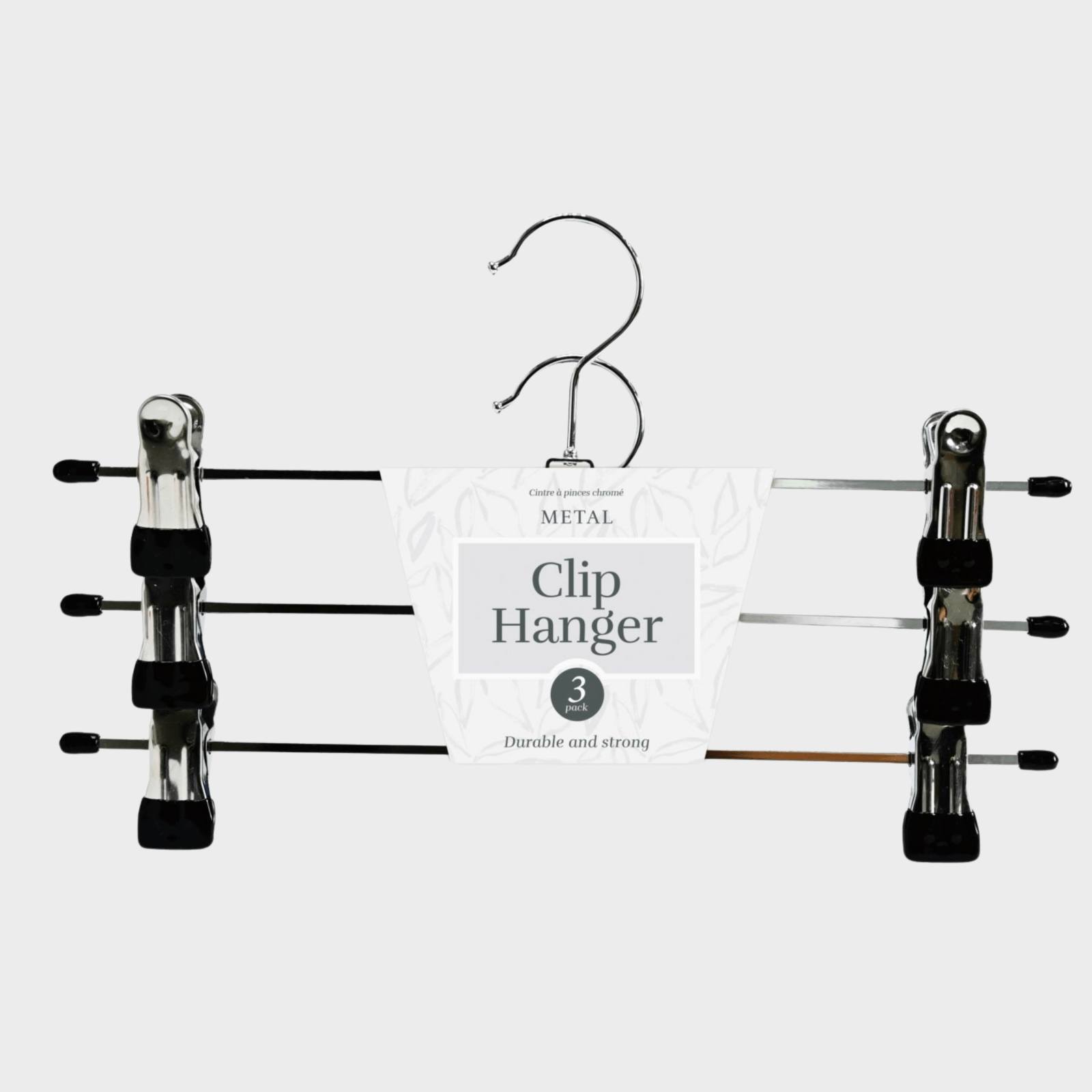 Metal Clip Hangers 3pk