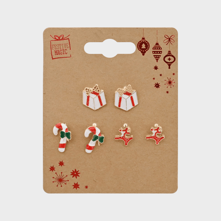 Metal earrings 3 pairs asst from You Know Who's