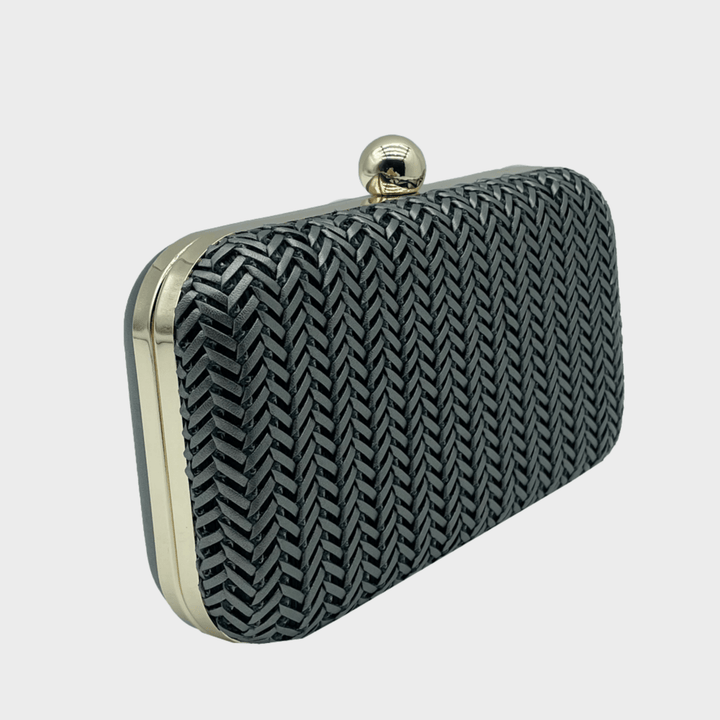 Metallic Woven Clutch Bag from You Know Who's