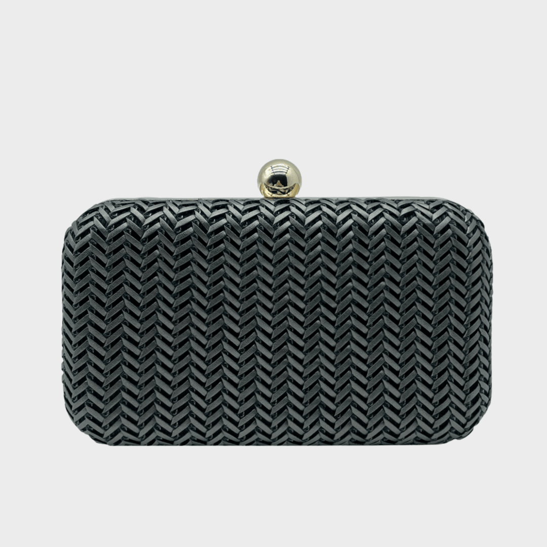 Metallic Woven Clutch Bag from You Know Who's