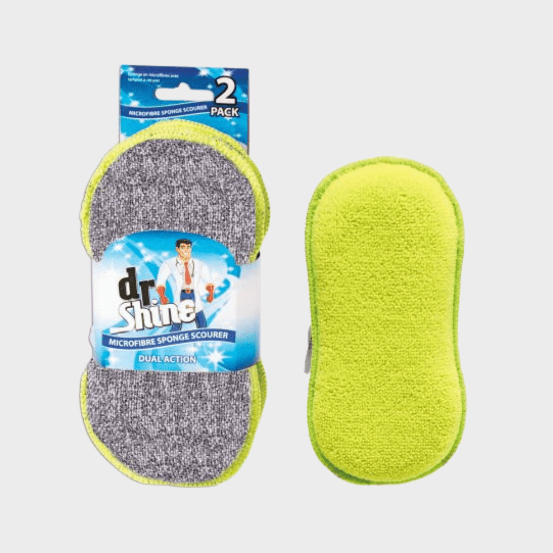 Microfibre Scrub Sponge 2pk from You Know Who's