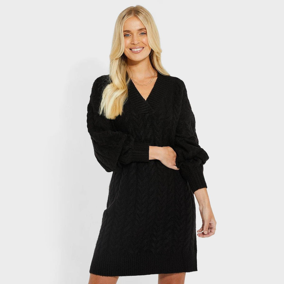 Mid Length Knitted Jumper Dress from You Know Who's