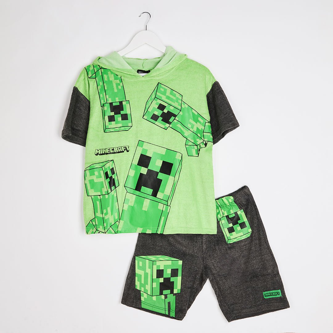 Minecraft Hooded Towelling Set from You Know Who's