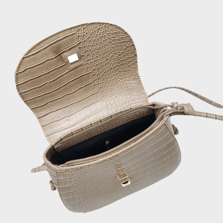 Mink Faux Croc Crossbody Bag from You Know Who's