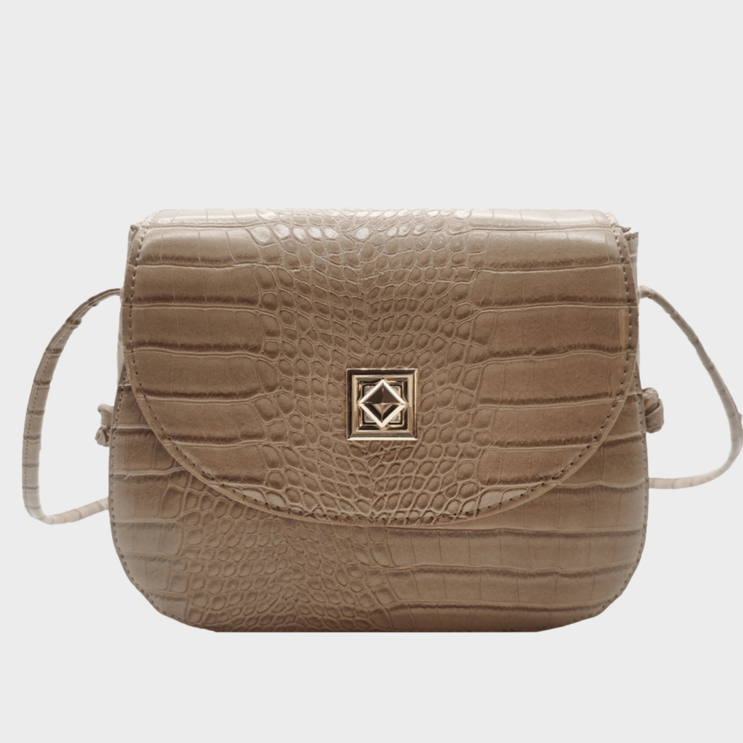 Mink Faux Croc Crossbody Bag from You Know Who's