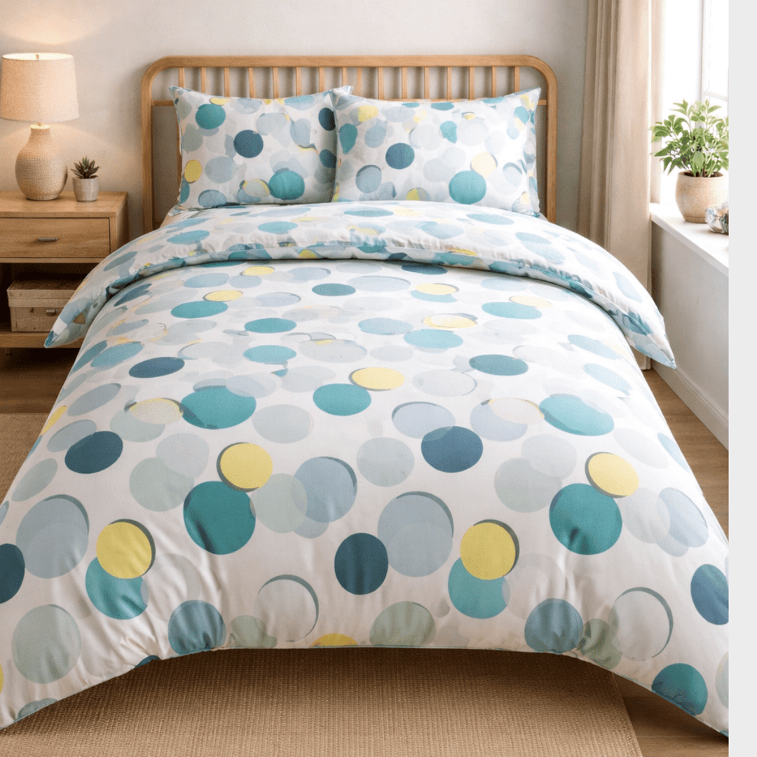 Mint Circle Duvet Set from You Know Who's