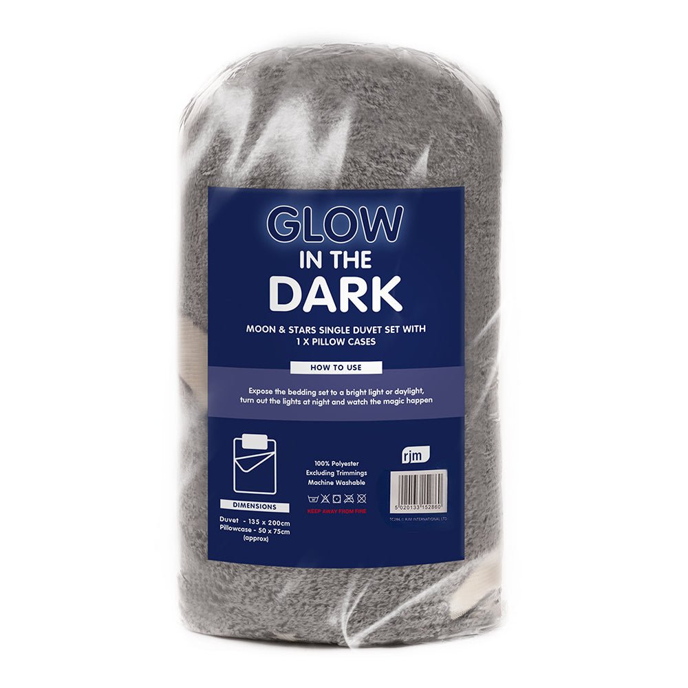 Moon Stars Glow in the Dark Duvet Set from You Know Who's
