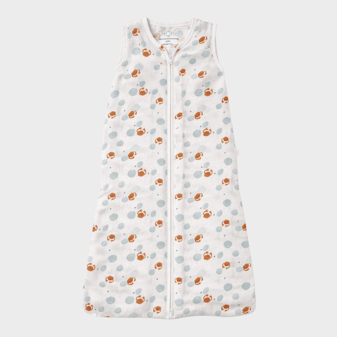 Mori 0.5 Tog Muslin Sleep Bag Crab from You Know Who's
