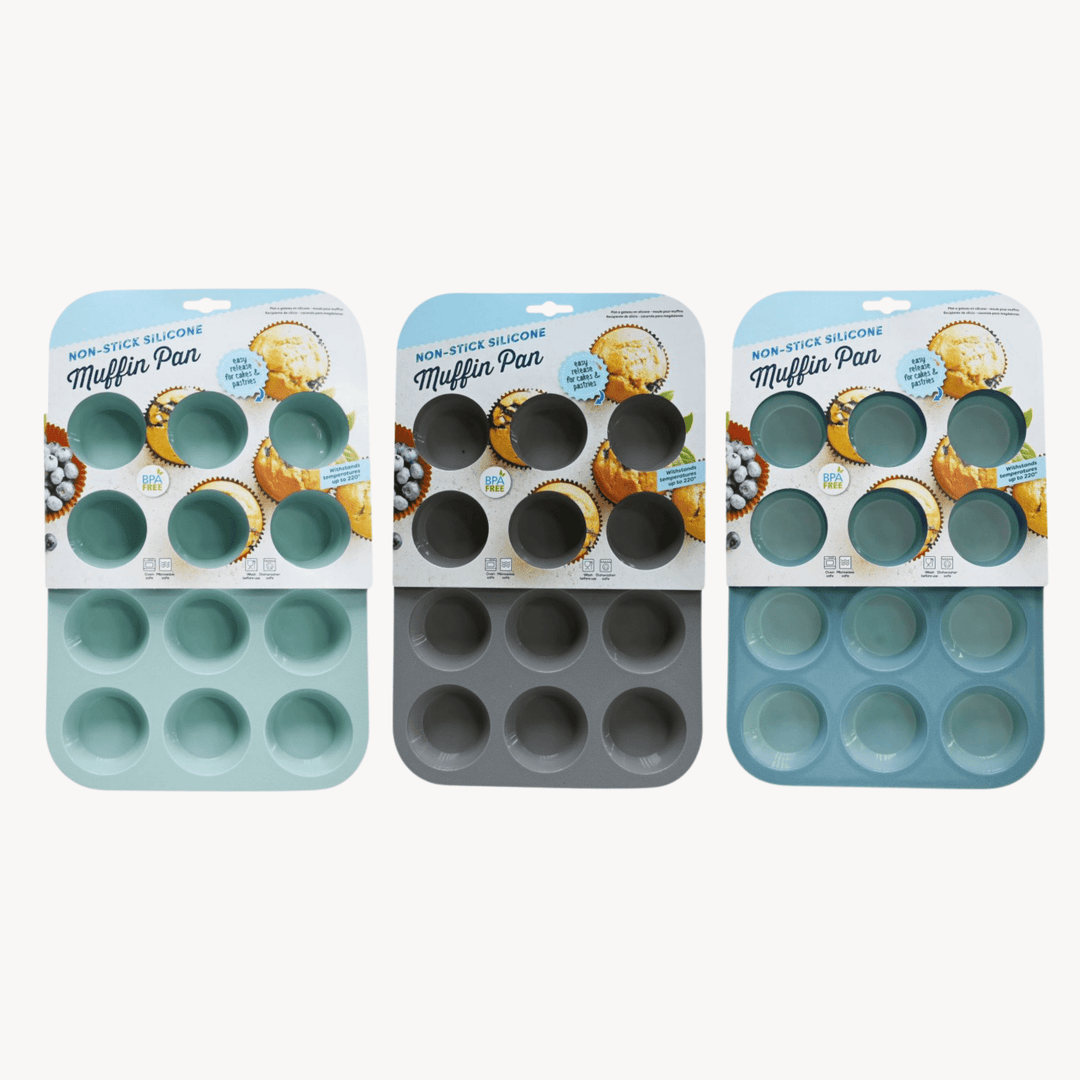 Muffin Pan Silicone 12 Cup from You Know Who's