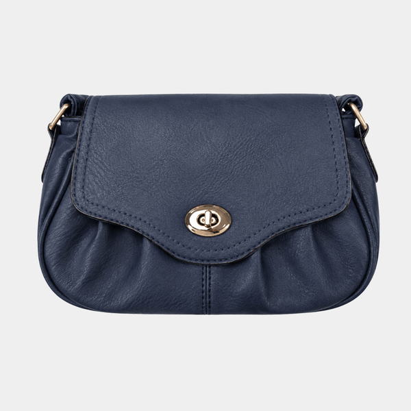 Navy Buckle Detail Shoulder Bag from You Know Who's