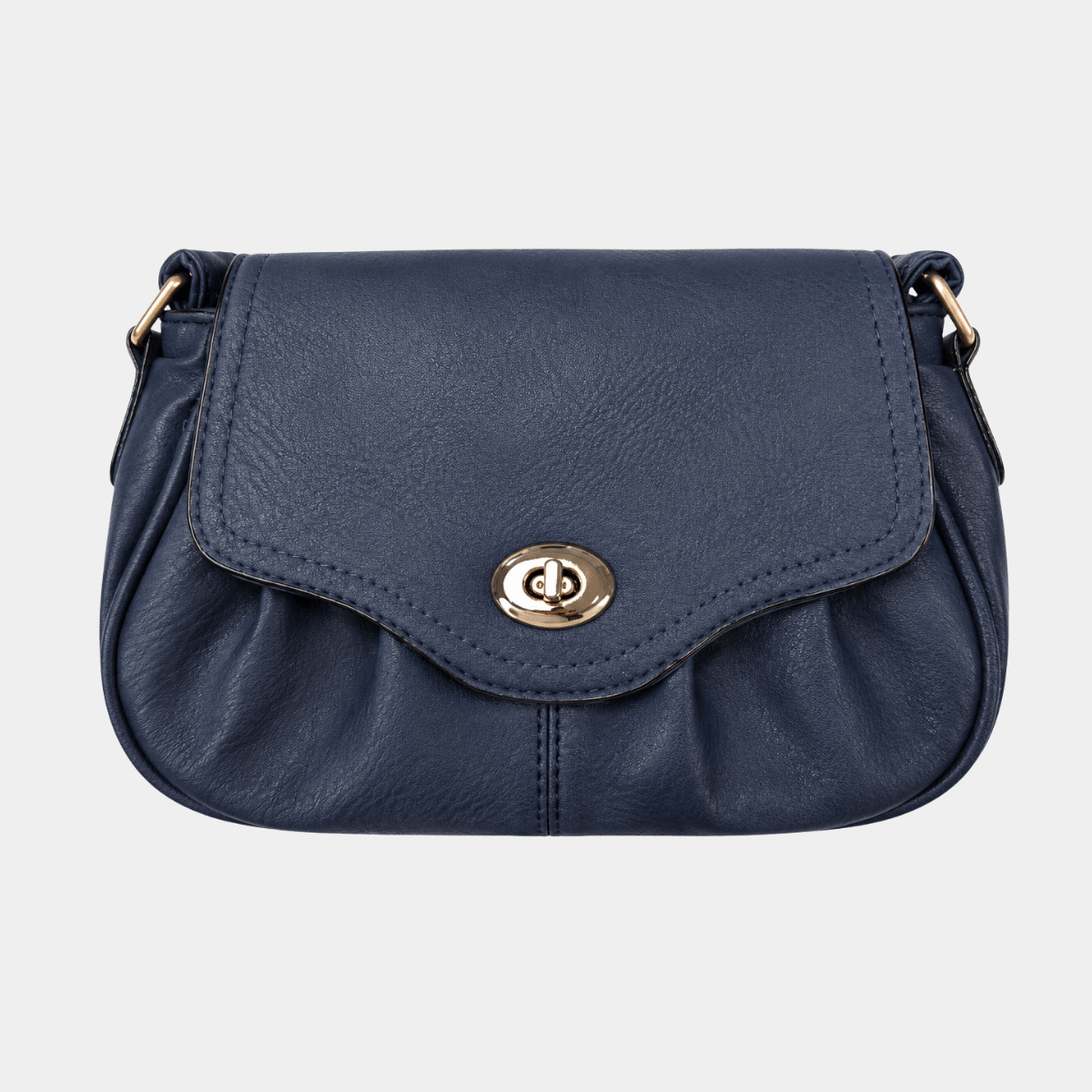 Navy Buckle Detail Shoulder Bag from You Know Who's