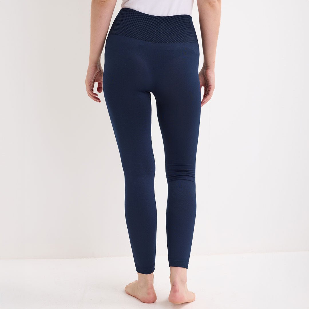 Navy High Waisted Fleece Lined Leggings from You Know Who's