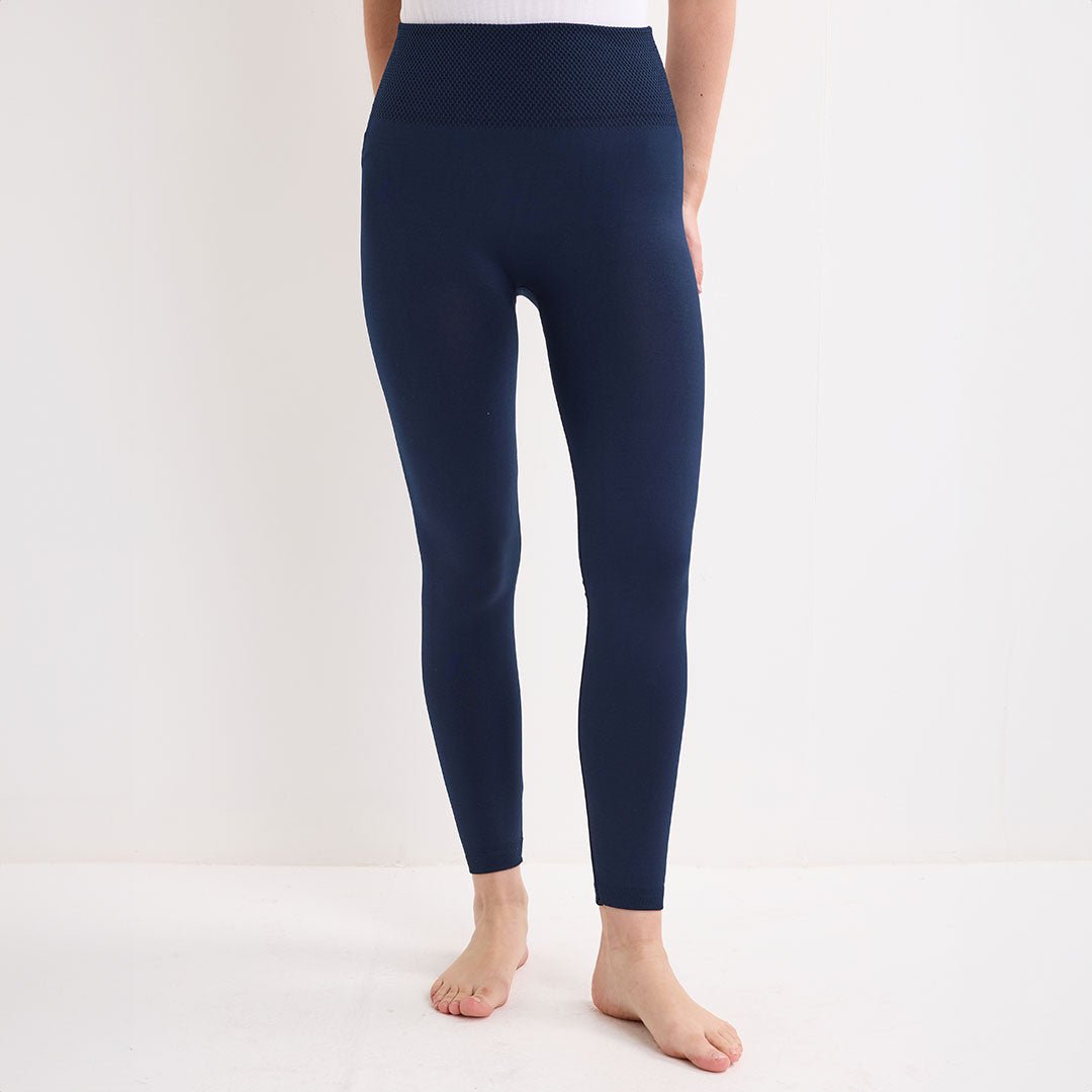 Navy High Waisted Fleece Lined Leggings from You Know Who's