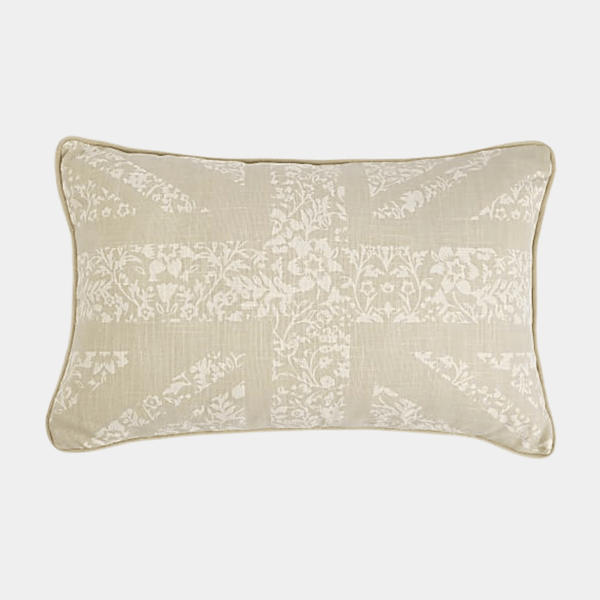 Neutral Floral Union Jack Cushion from You Know Who's